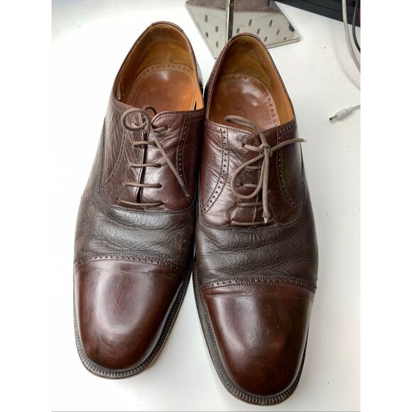 Magnanni Cap Toe Brown Lace Up Oxford Medium Classic Leather main image 6
